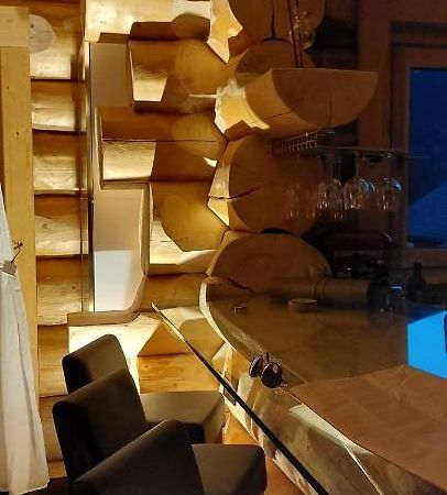 Les Villards-sur-Thônes Chalet Anzac Chalet 5 Etoiles En Rondins Tout Neuf Unique Dans Les Aravis מראה חיצוני תמונה