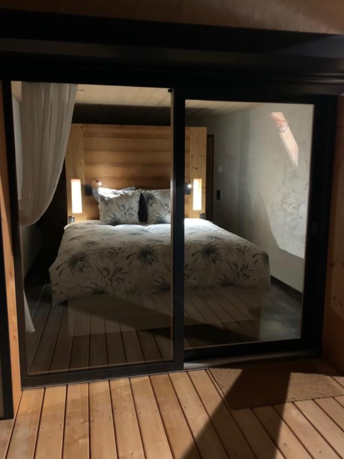 Les Villards-sur-Thônes Chalet Anzac Chalet 5 Etoiles En Rondins Tout Neuf Unique Dans Les Aravis מראה חיצוני תמונה