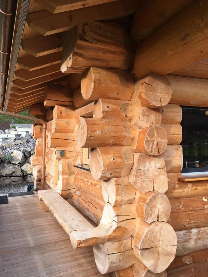 Les Villards-sur-Thônes Chalet Anzac Chalet 5 Etoiles En Rondins Tout Neuf Unique Dans Les Aravis מראה חיצוני תמונה
