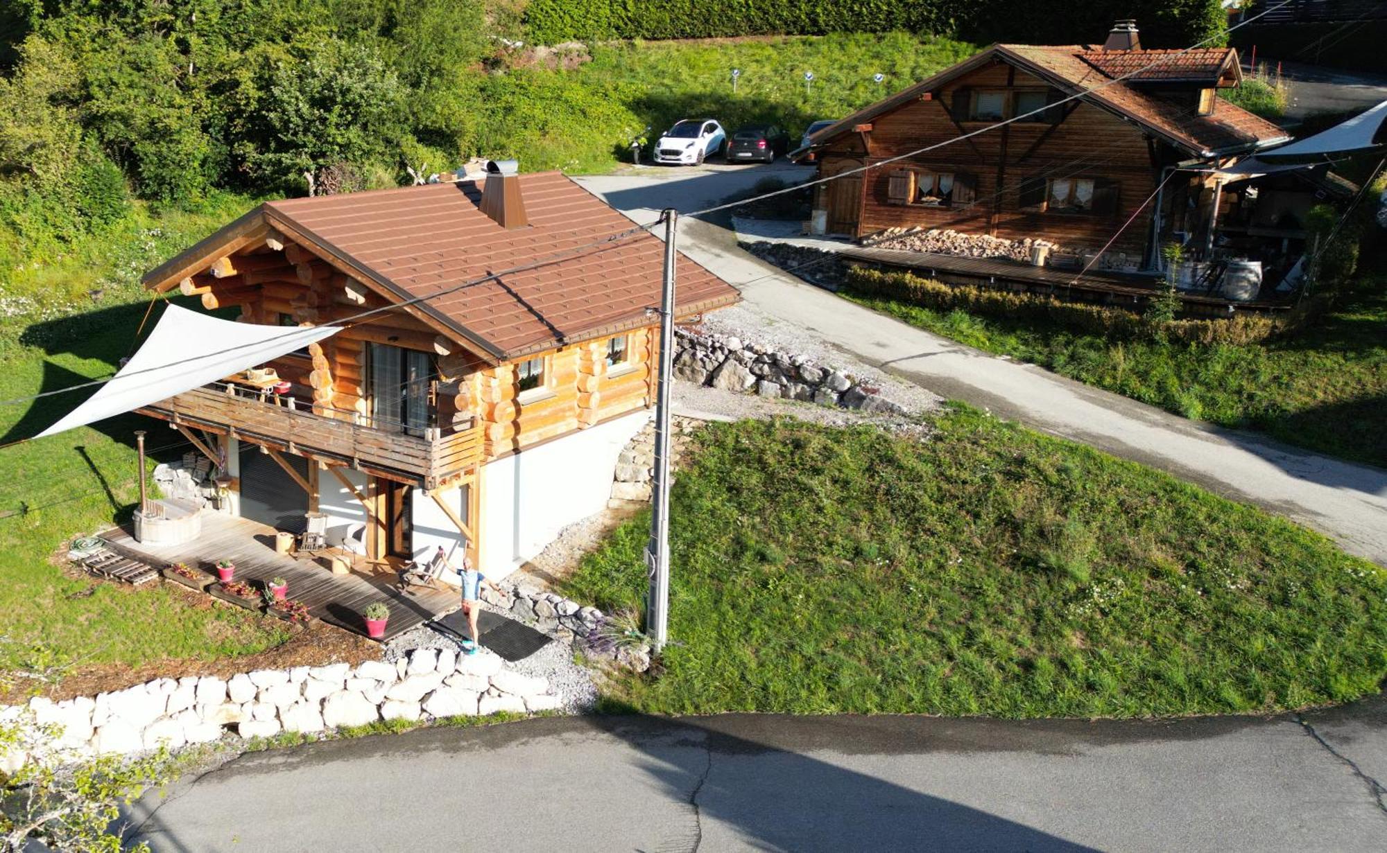 Les Villards-sur-Thônes Chalet Anzac Chalet 5 Etoiles En Rondins Tout Neuf Unique Dans Les Aravis מראה חיצוני תמונה